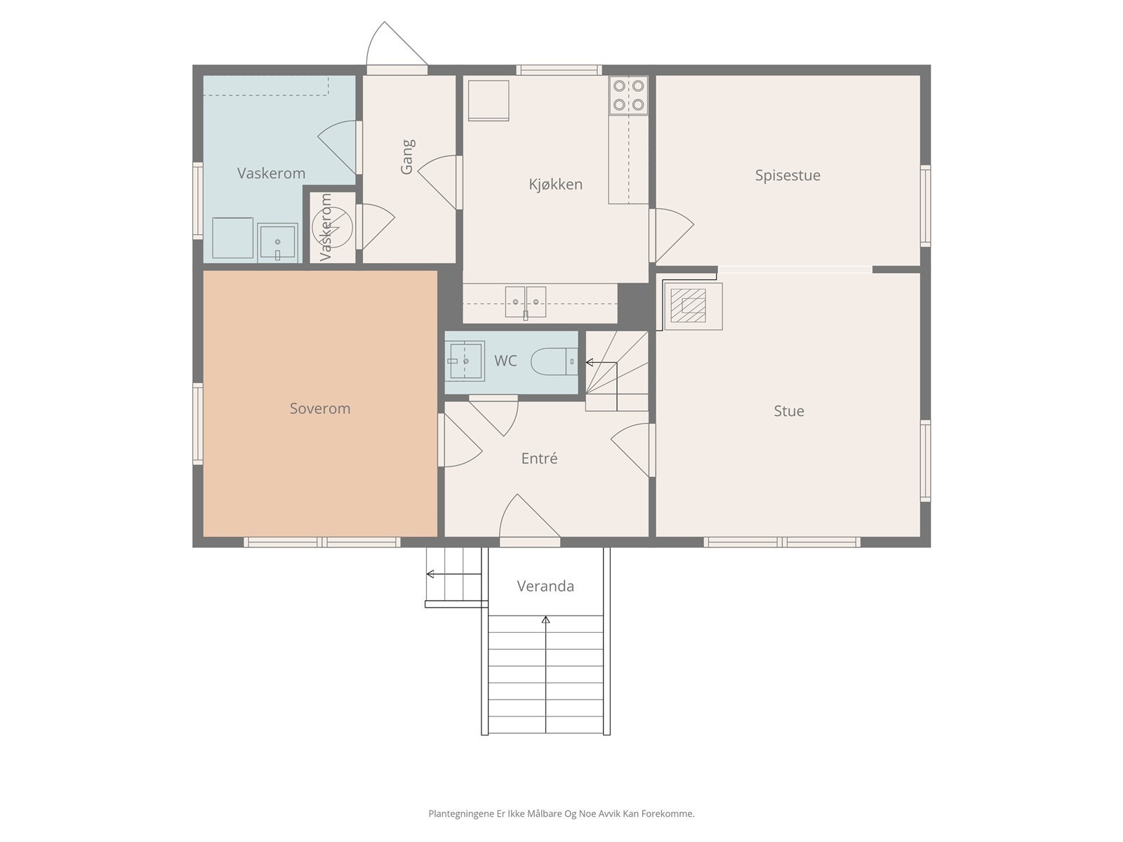 Plantegning hovedetasje... Galleribilde