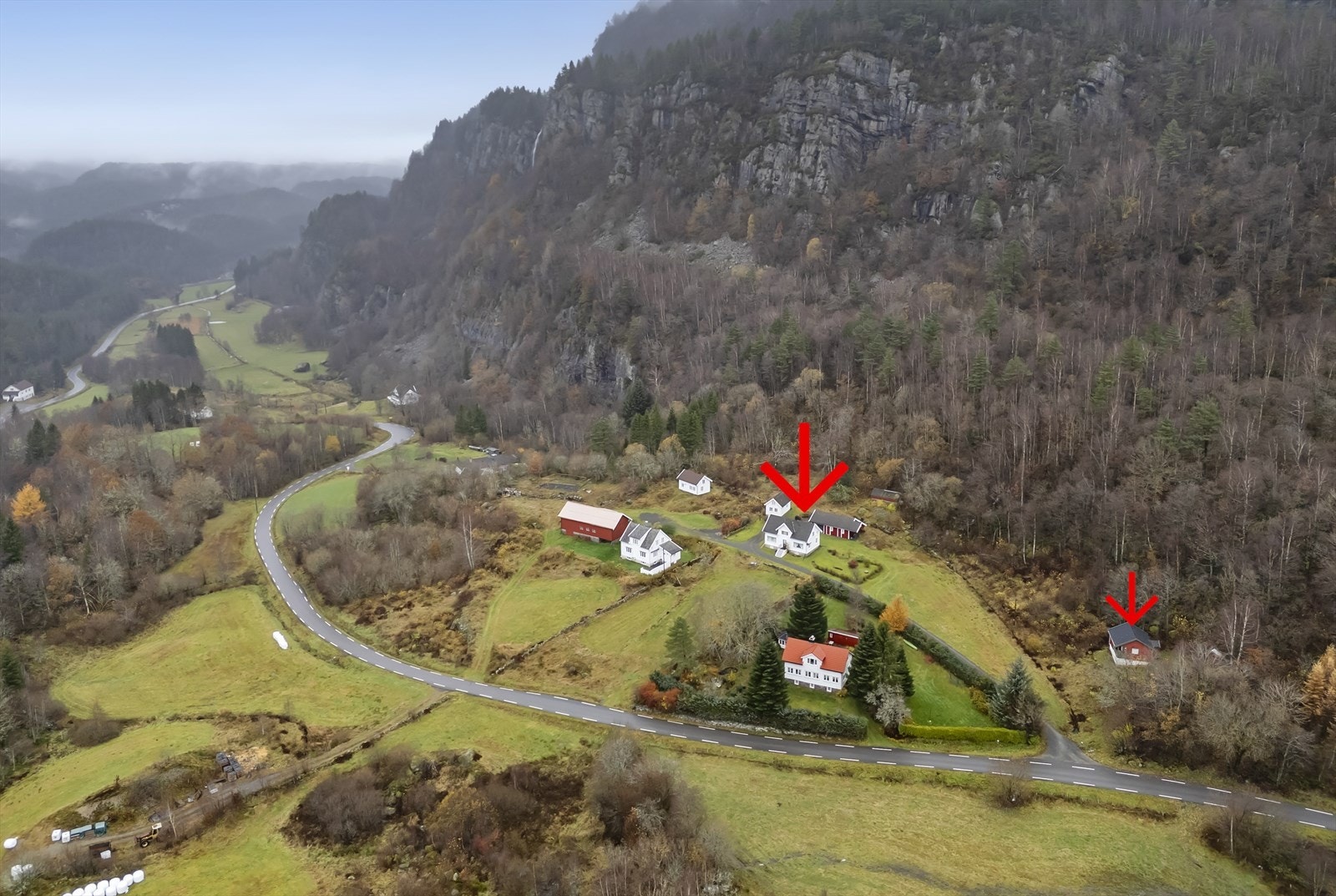 Fra Frøytlandskrysset er det forbindelse til Gyland og Feda. Galleribilde