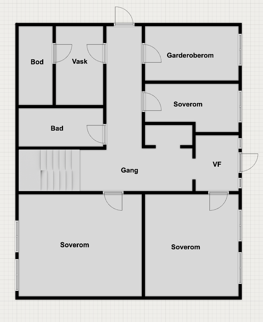 Plantegning sokkeletasjen (skisse - avvik forekommer) Galleribilde