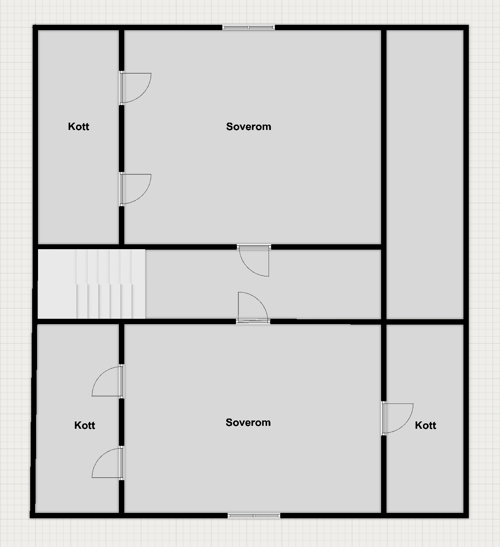 Plantegning loftsetasjen (skisse - avvik forekommer) Galleribilde