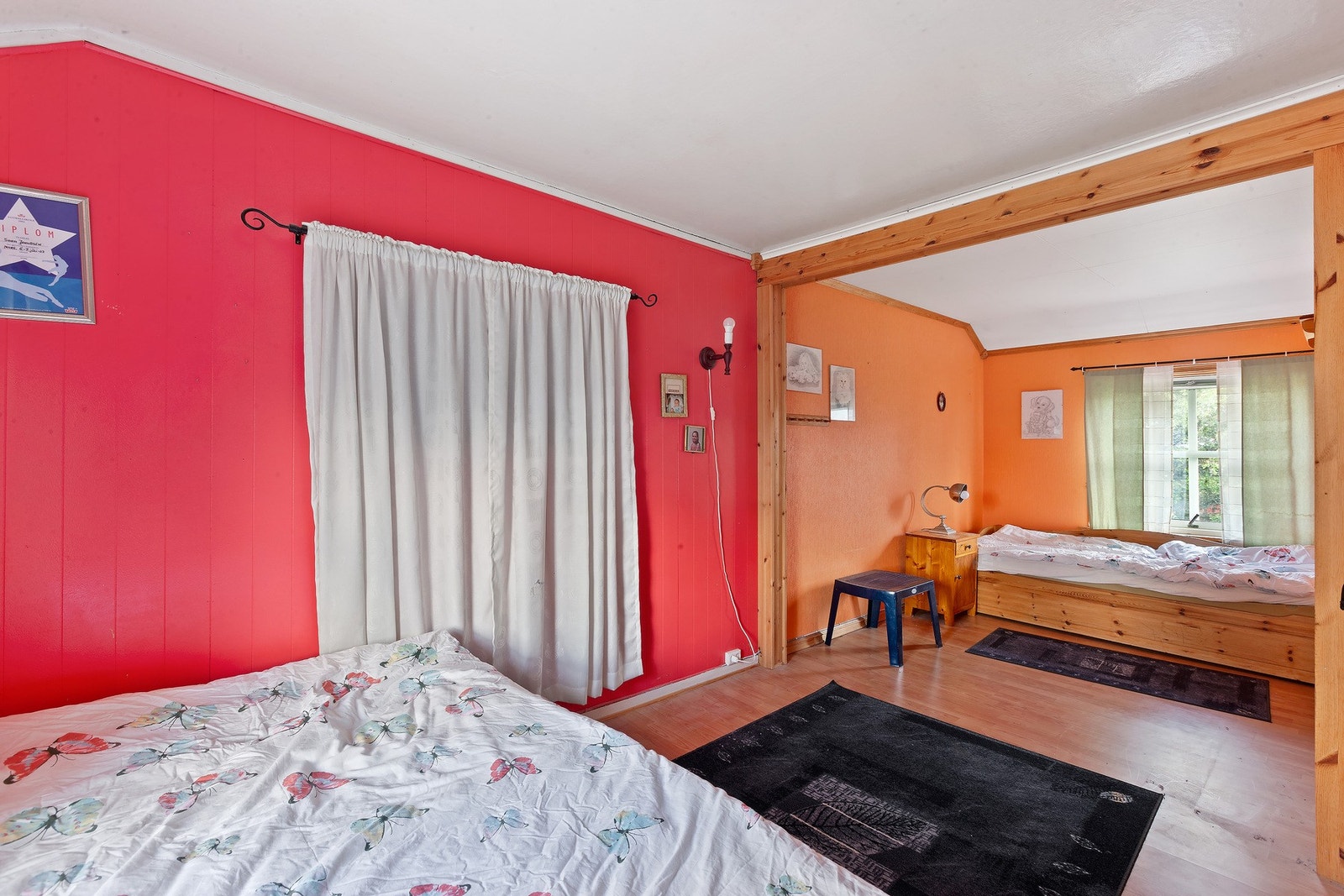 I loftetasjen er det to soverom Galleribilde