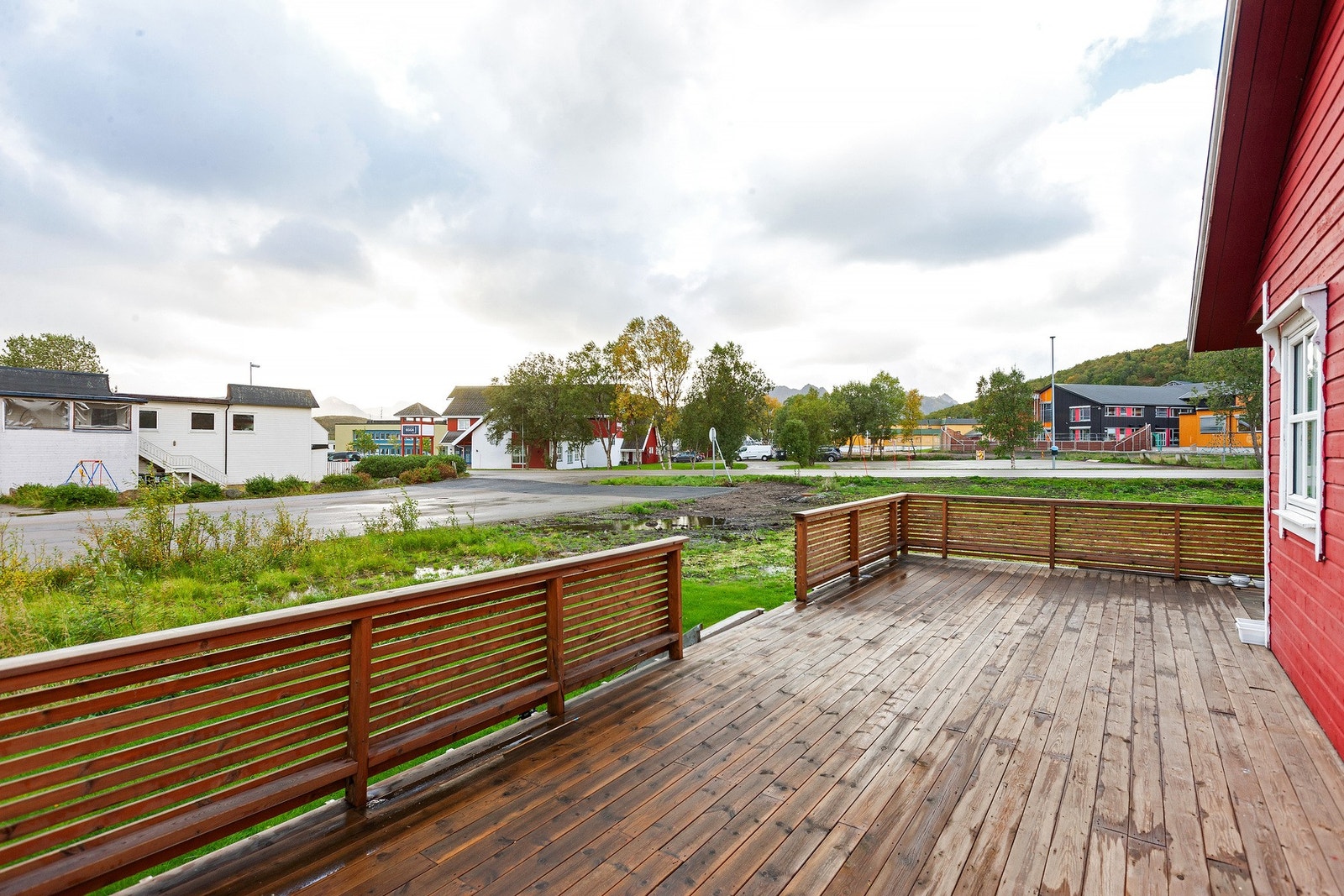 Eiendommen har god plass til lek og moro Galleribilde