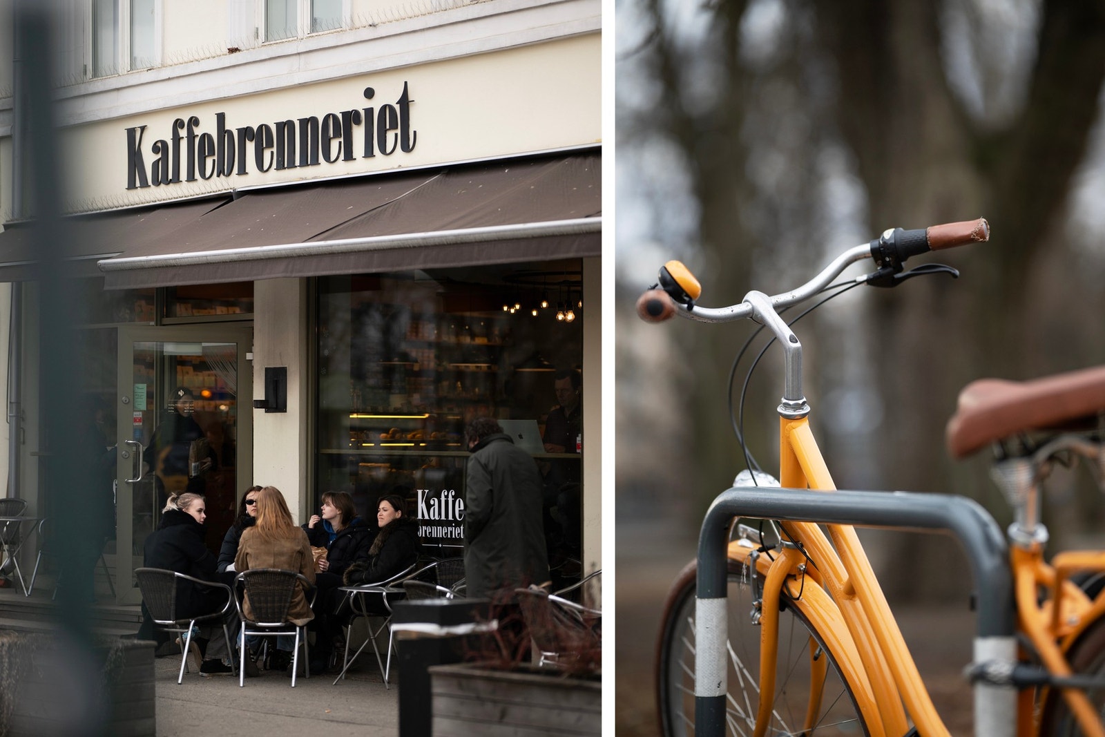 Nærområdet byr på en rekke kafeer, spisesteder, barer, samt uteserveringer på sommerstid. Galleribilde