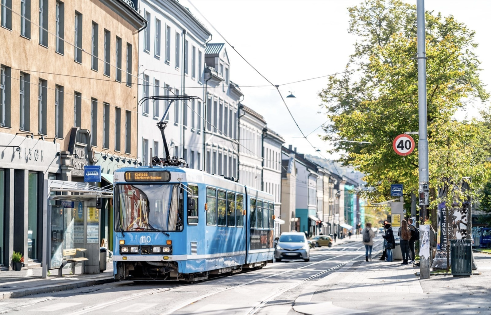 Nærområde - Få minutter til både trikk og buss. Galleribilde