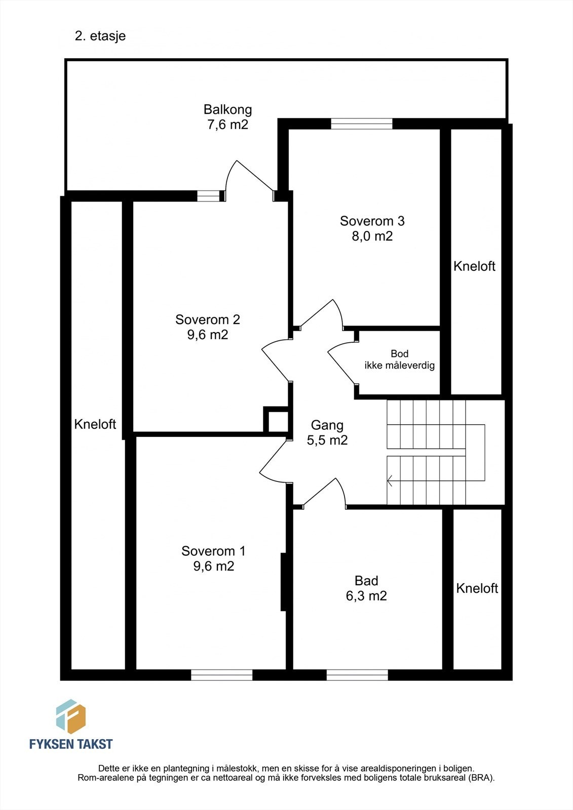 Planskisse 2. etasje Galleribilde
