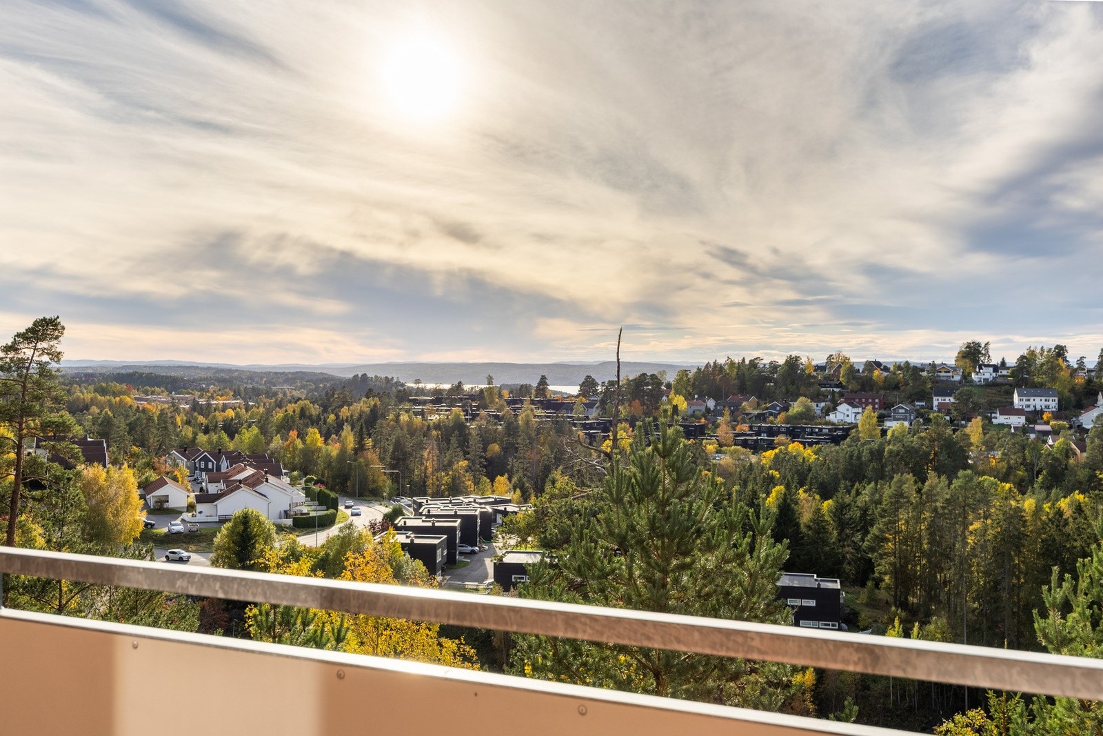 Her kan du nyte vidstrakt utsikt over nærområdet. Galleribilde