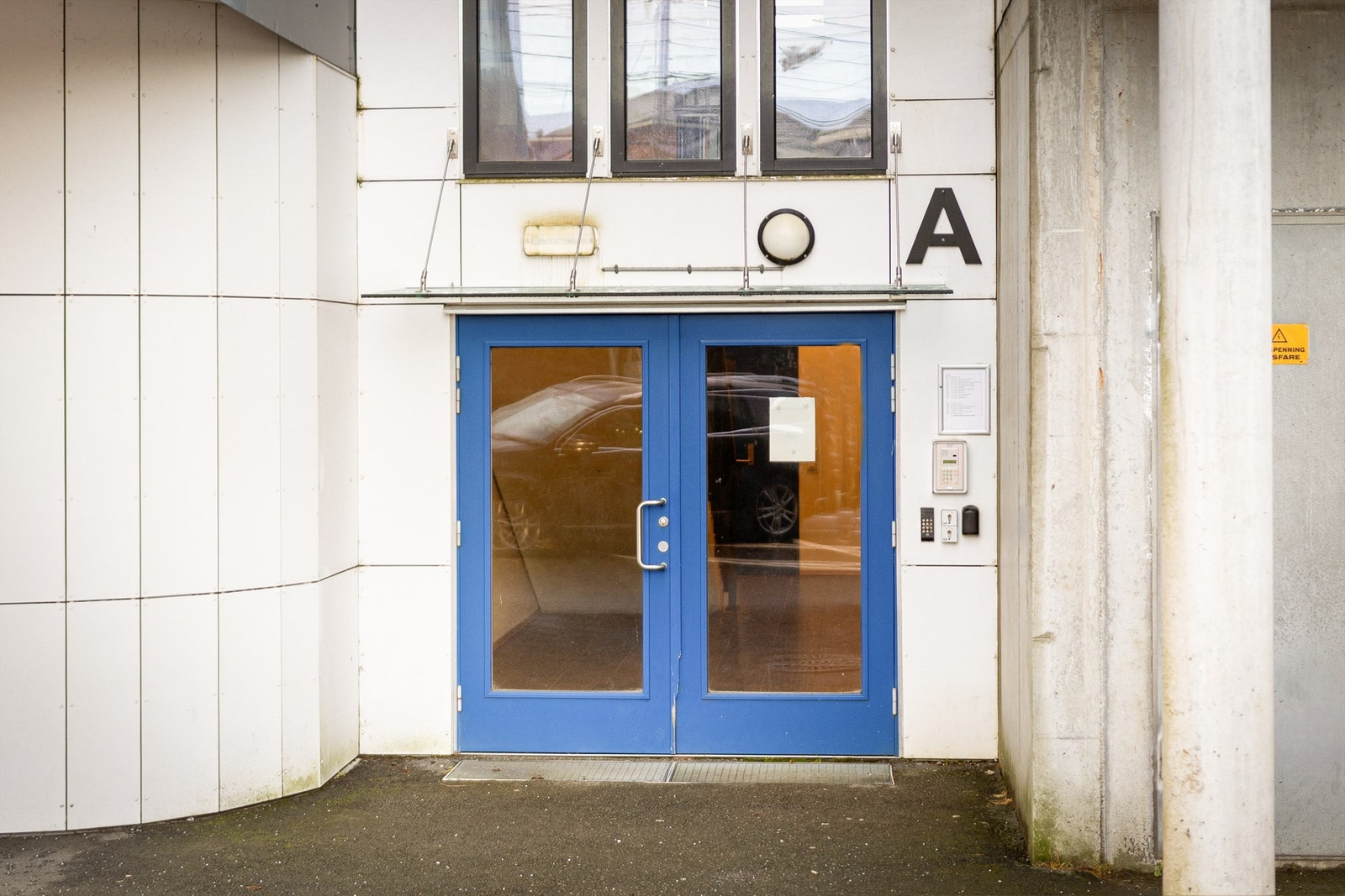 Felles inngangsparti Galleribilde