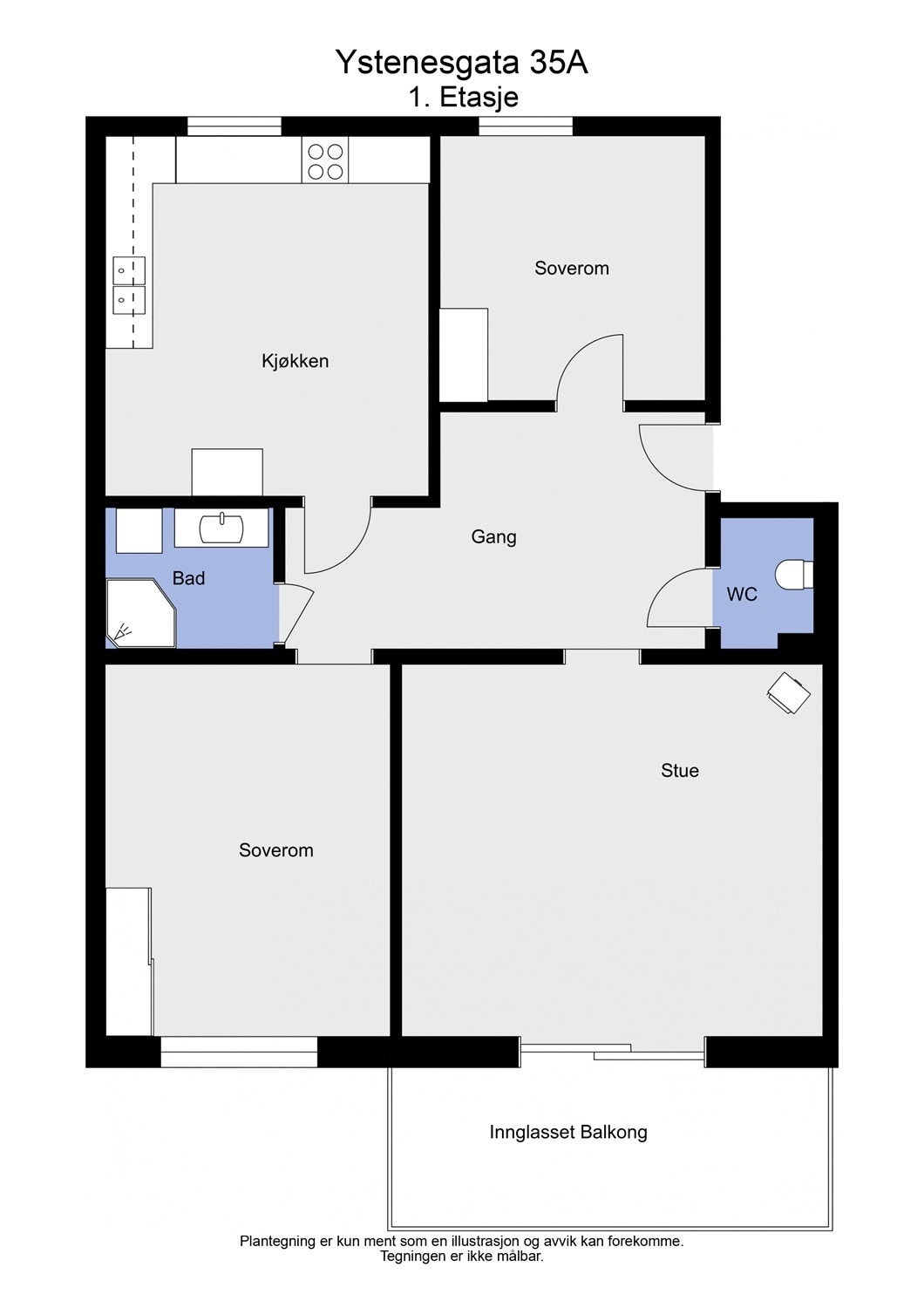 Ystenesgata 35A - 2D Galleribilde