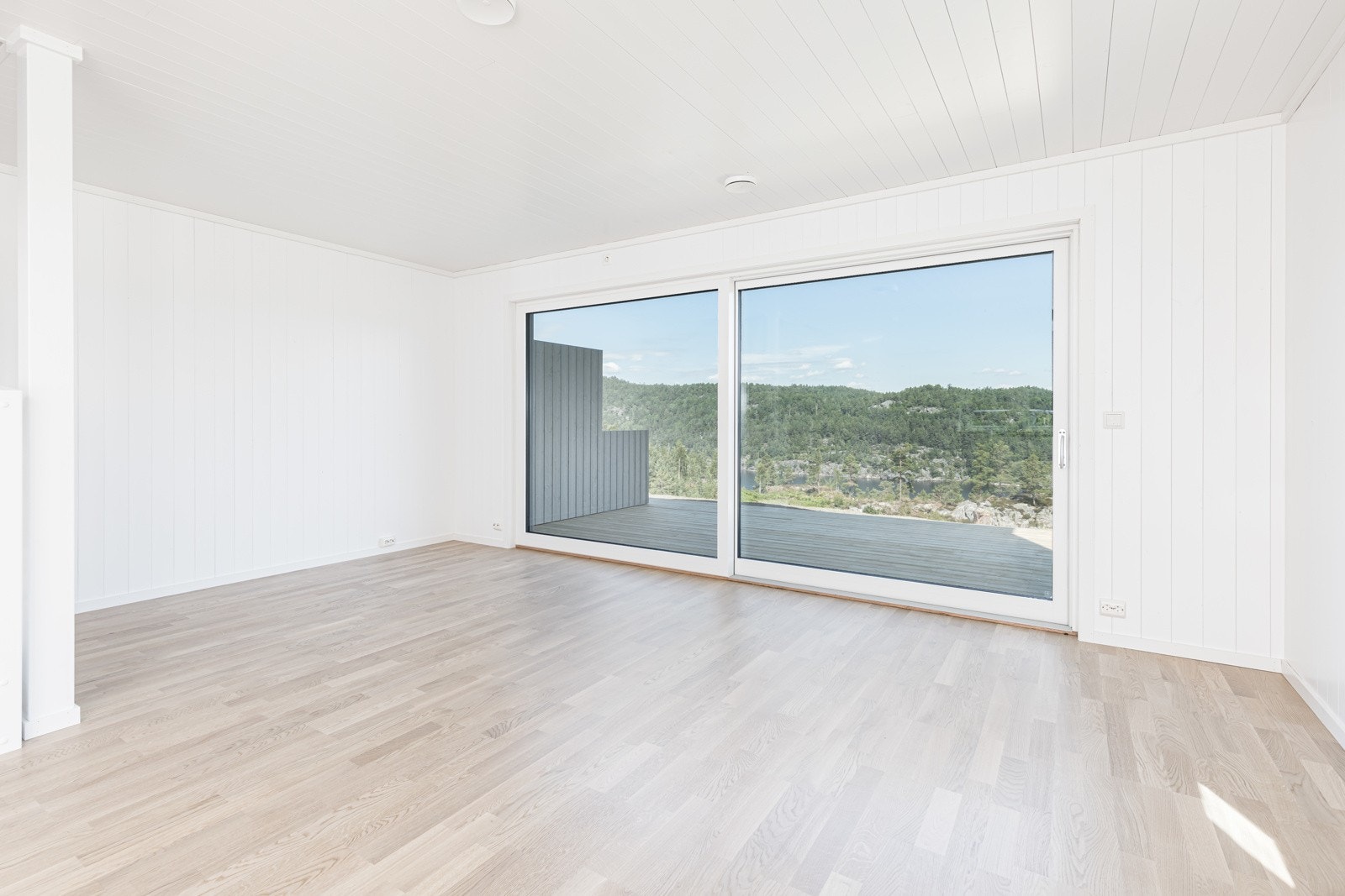 Med en fargepalett Inspirert av omgivelsene skal vi skape en lun, lys og nordisk interiørstil. Galleribilde