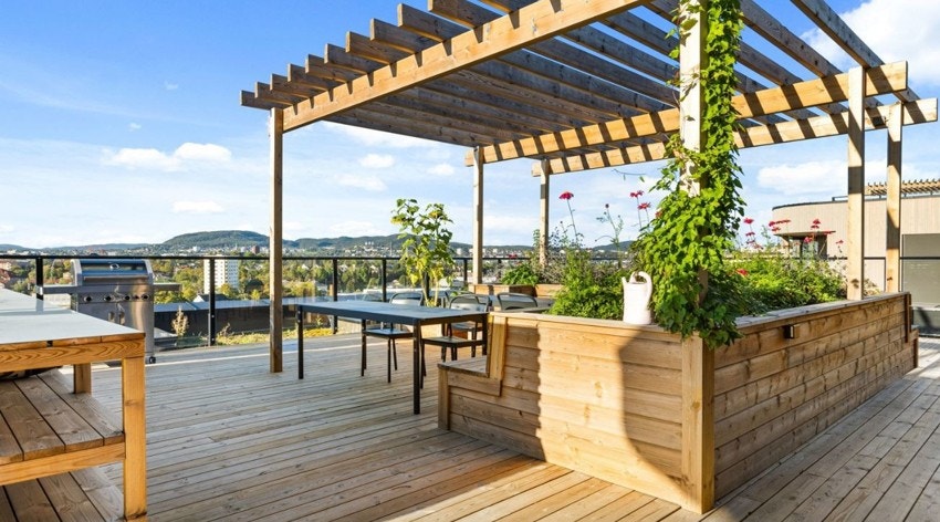 Fyrstikkbakken 14 tilbyr en rekke delementer som er tilgjengelig for alle beboerne. Galleribilde