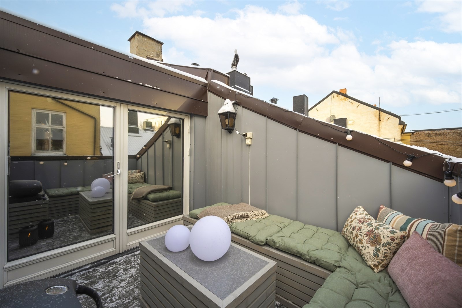 Det perfekte stedet å skape en hyggelig uteplass. Galleribilde