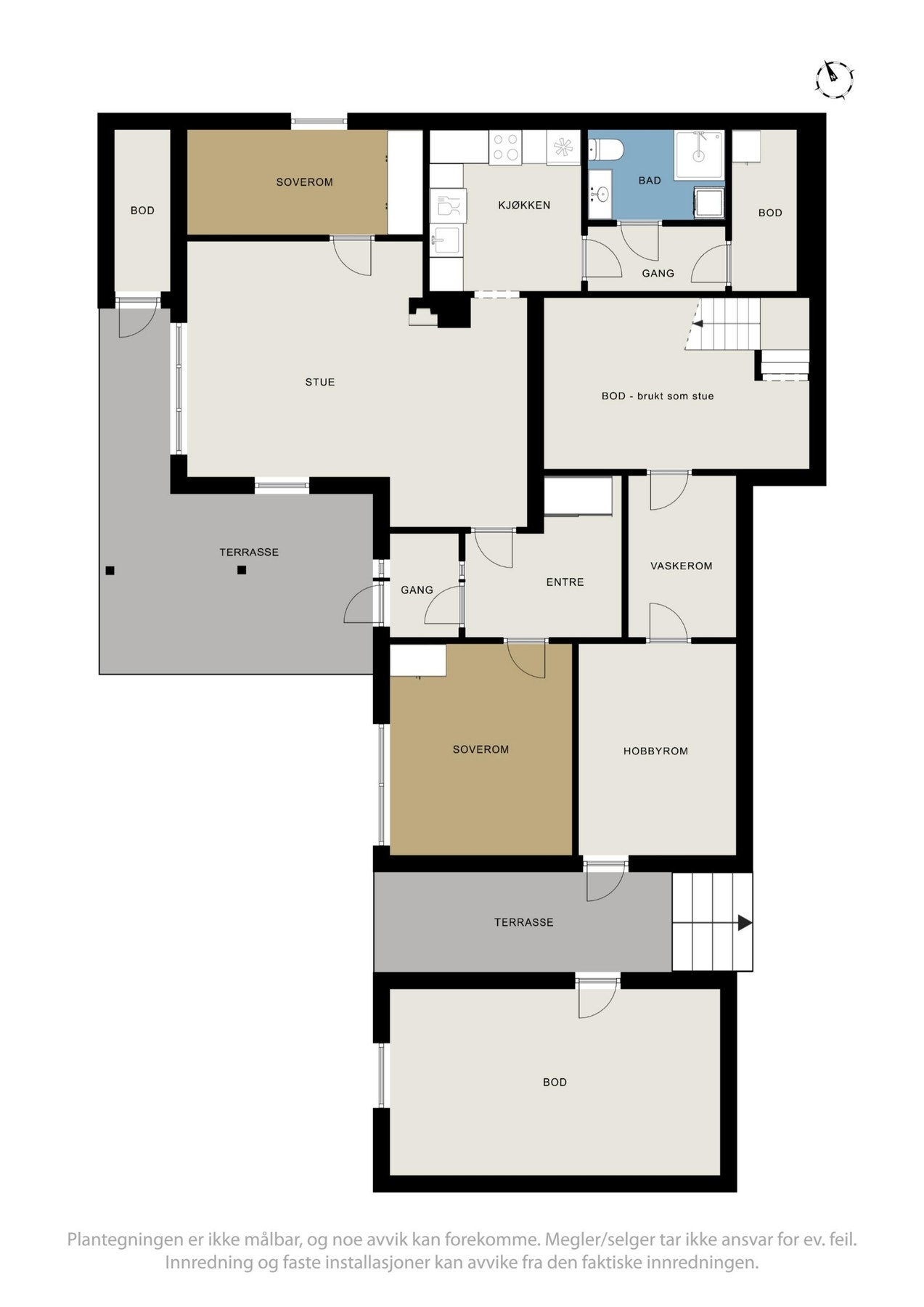 Plantegning Galleribilde