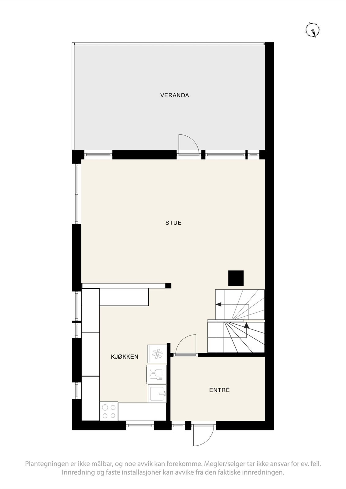 Plantegning - 1. etasje. Galleribilde