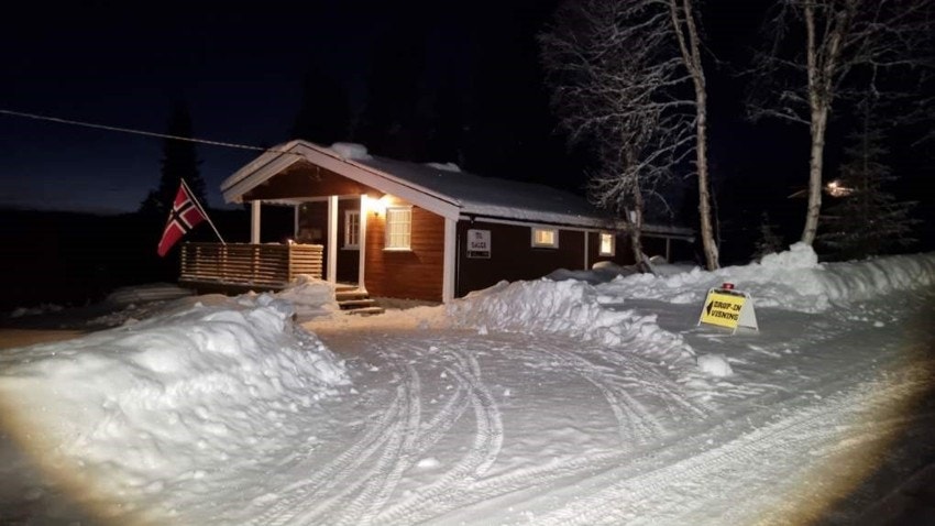 Stemningsbilde på kveldstid Galleribilde