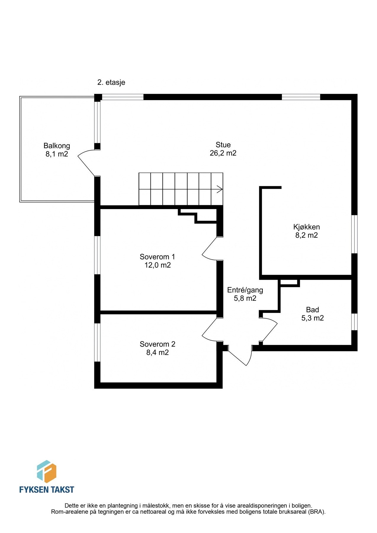 Plantegning 2.etasje. Galleribilde