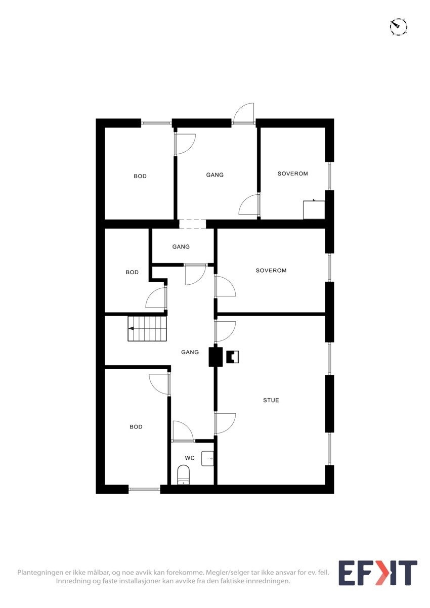 Plantegning u.etg Galleribilde