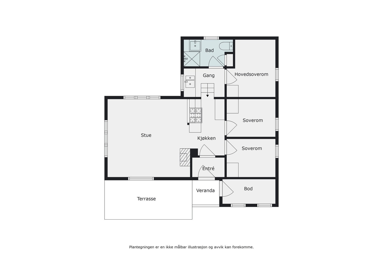 Plantegning Galleribilde