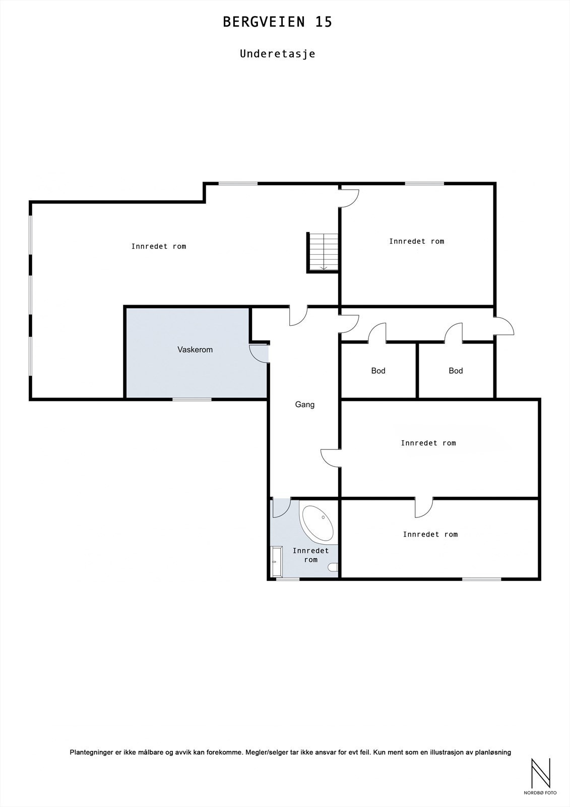 Plantegning u. etasje Galleribilde