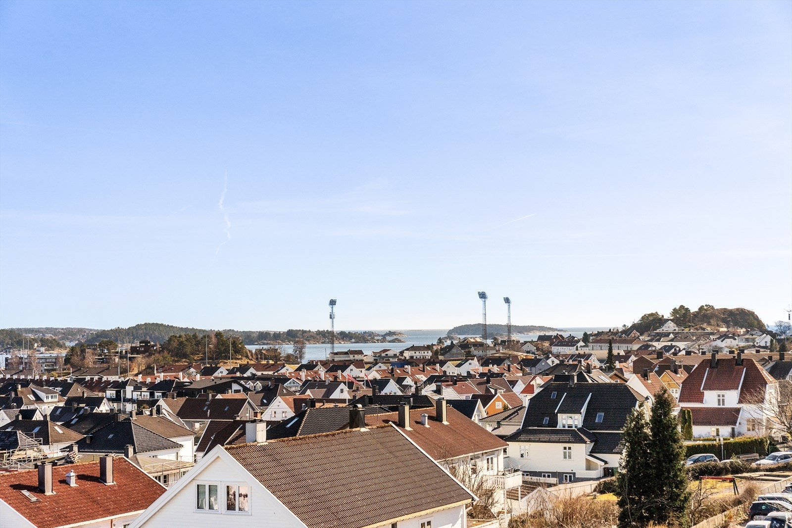 Fantastisk utsikt over Lund og innseilingen. Galleribilde