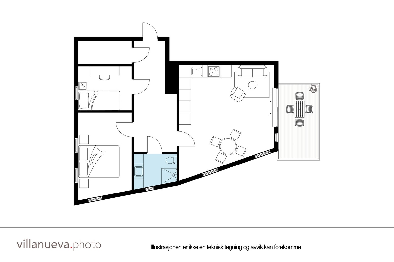 Plantegning. Ikke målbar. Galleribilde