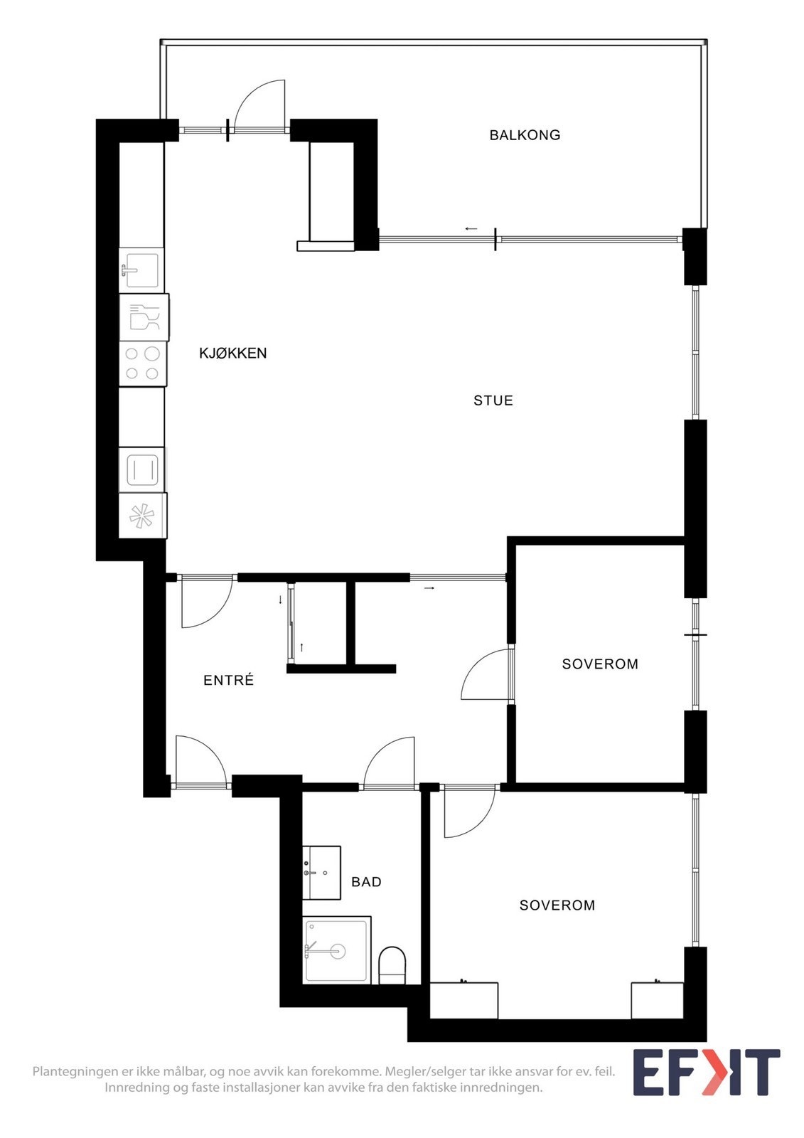 Plantegning Galleribilde