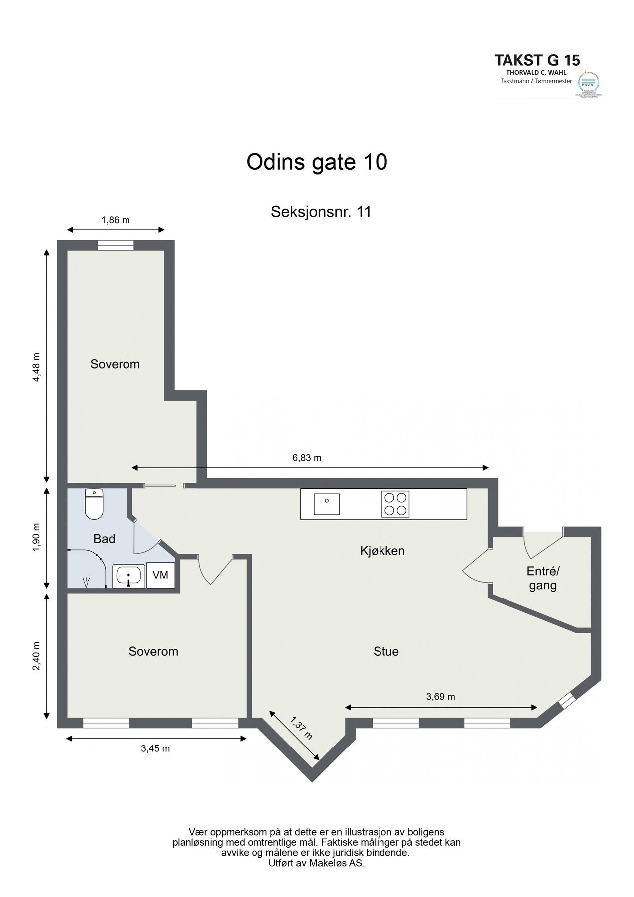 Plantegning. Galleribilde