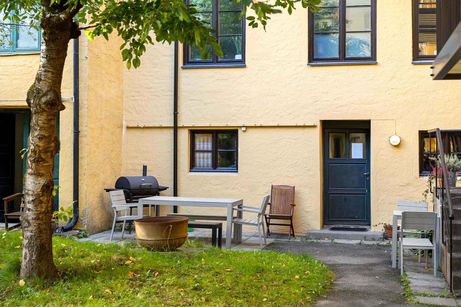 Felles grill for beboerne. Galleribilde