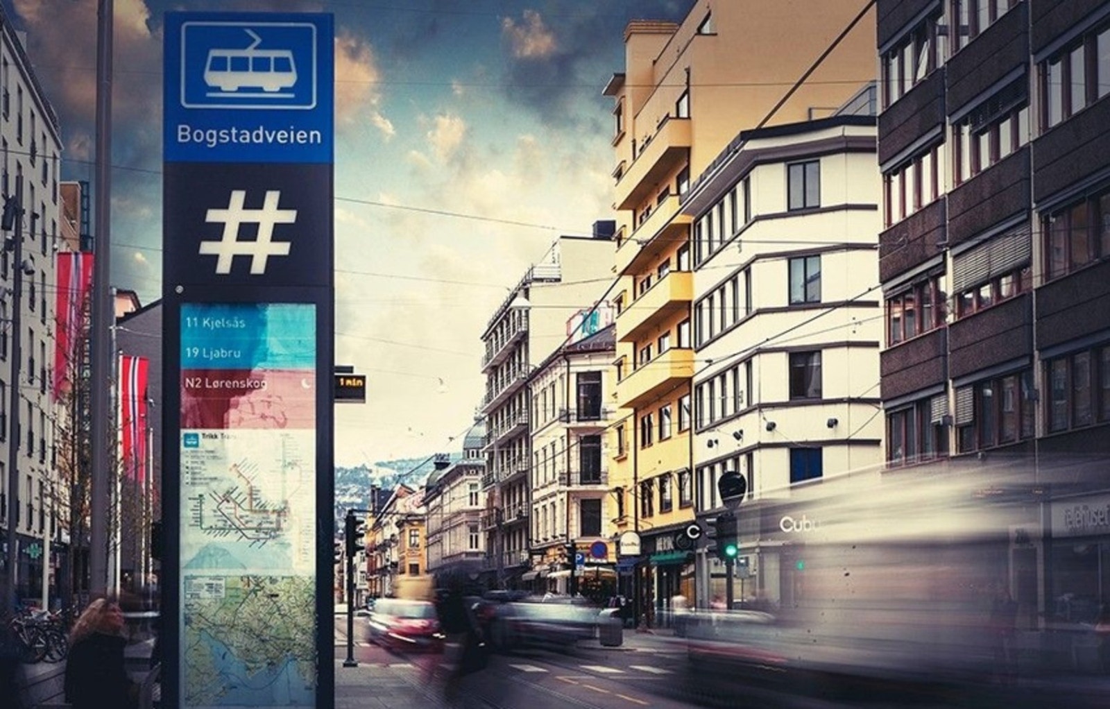 Nærområde - Bogstadveien. Galleribilde