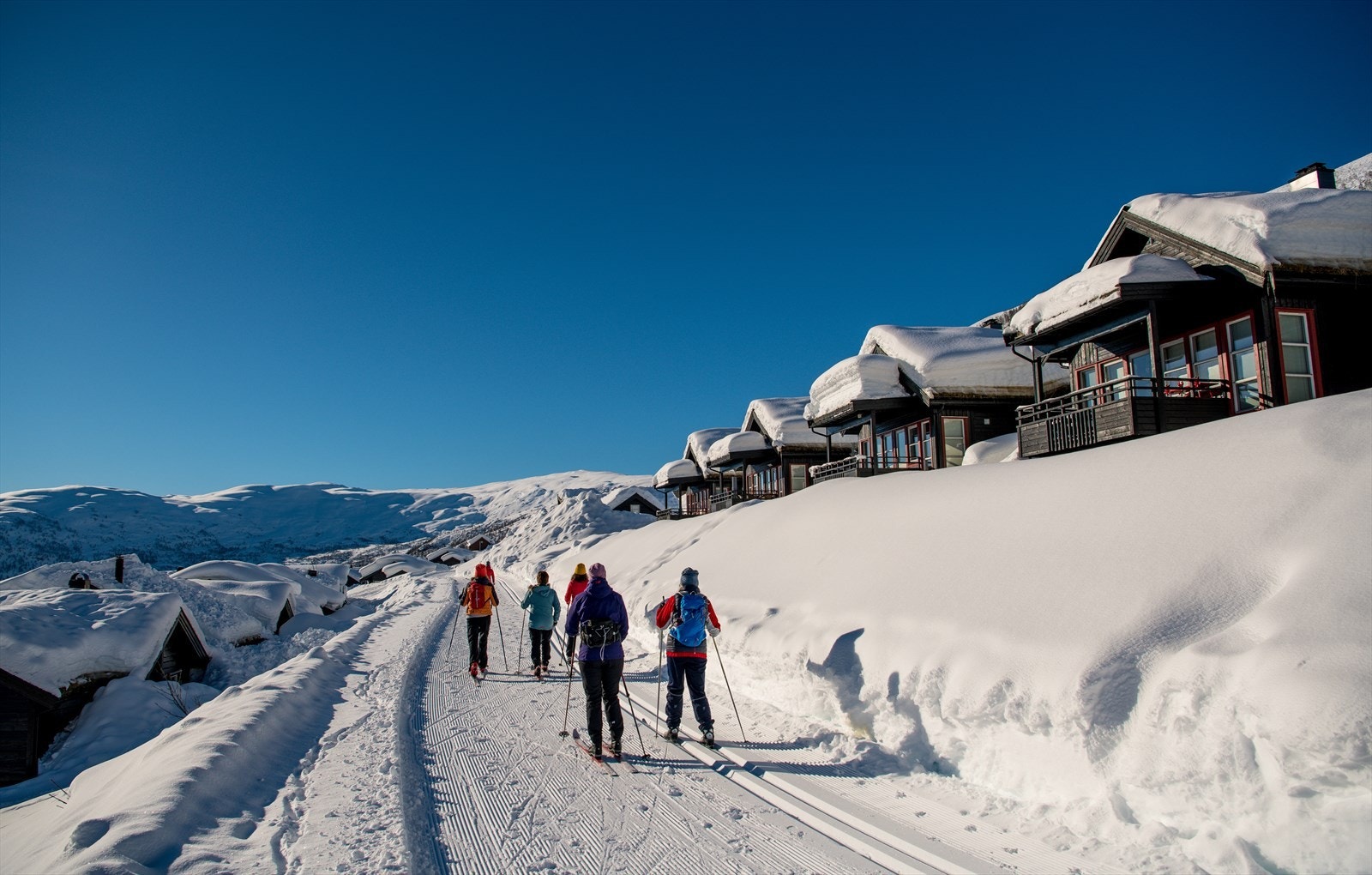 Preparerte løyper rett utenfor leiligheten! Galleribilde