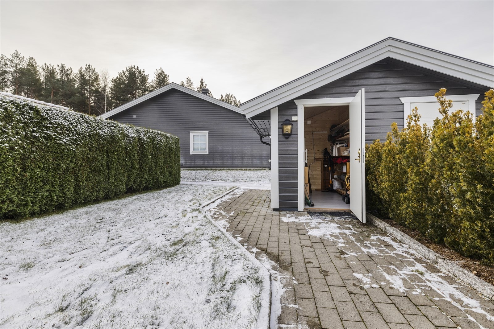 Den frittstående boden er på 5 m². Galleribilde