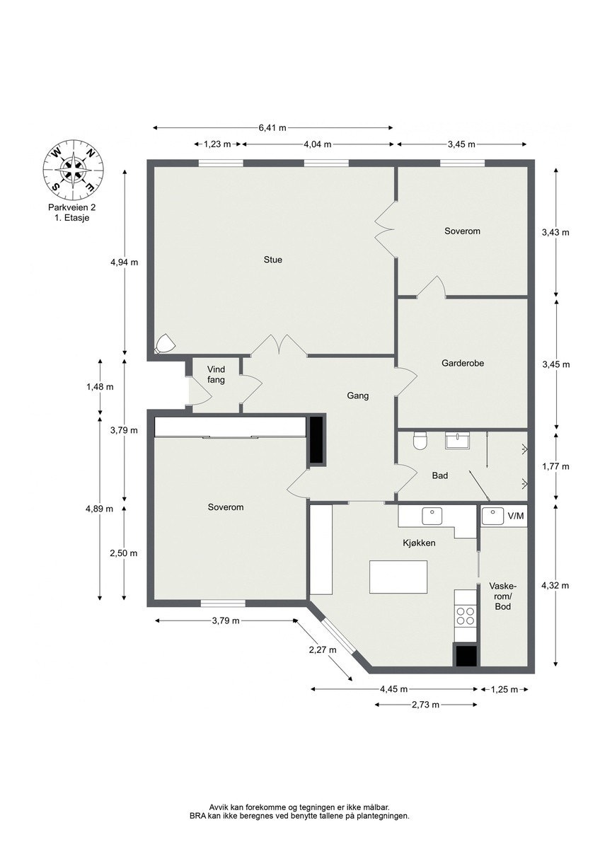Plantegning Galleribilde