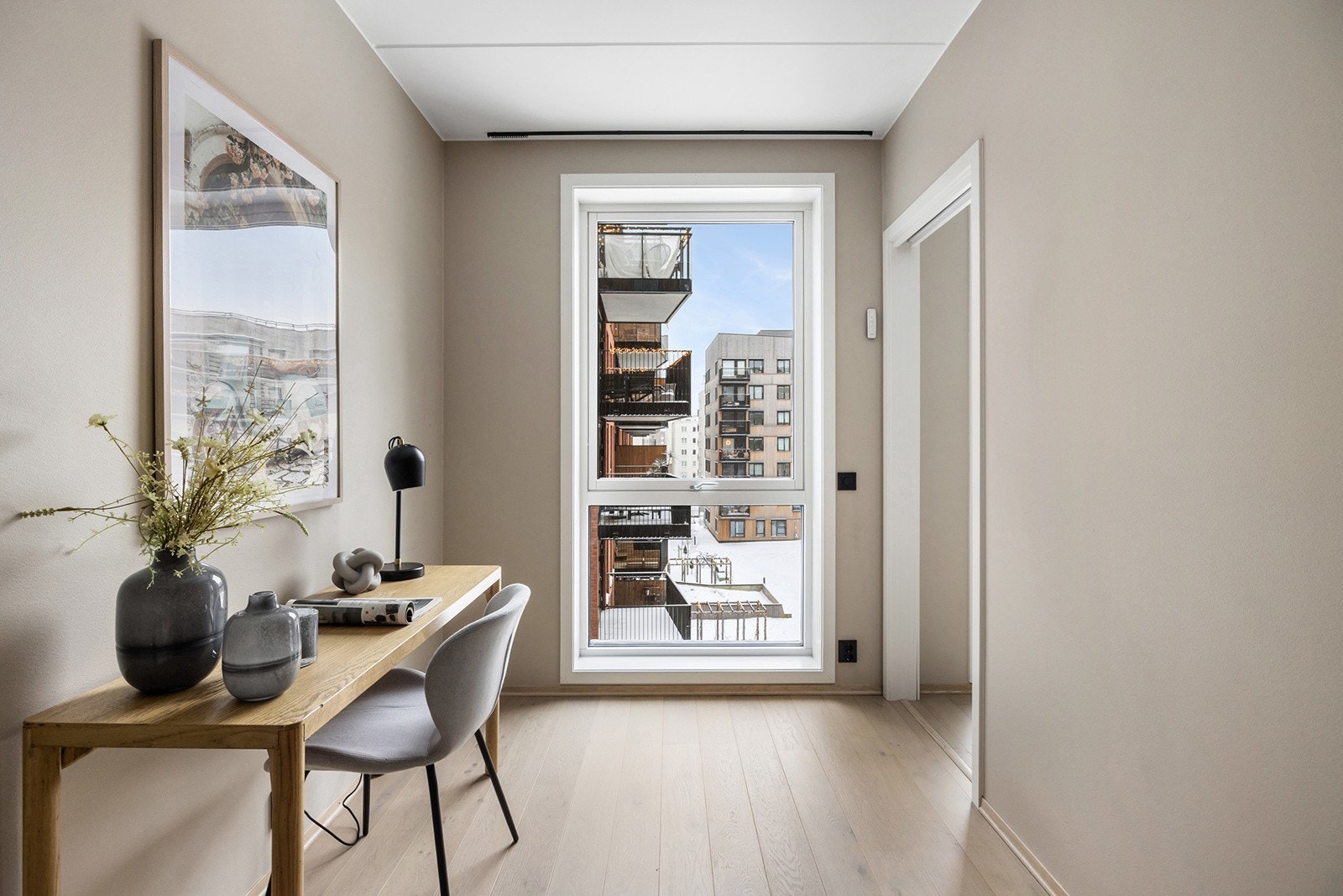 Rommet kan benyttes som soverom eller kontor. Galleribilde