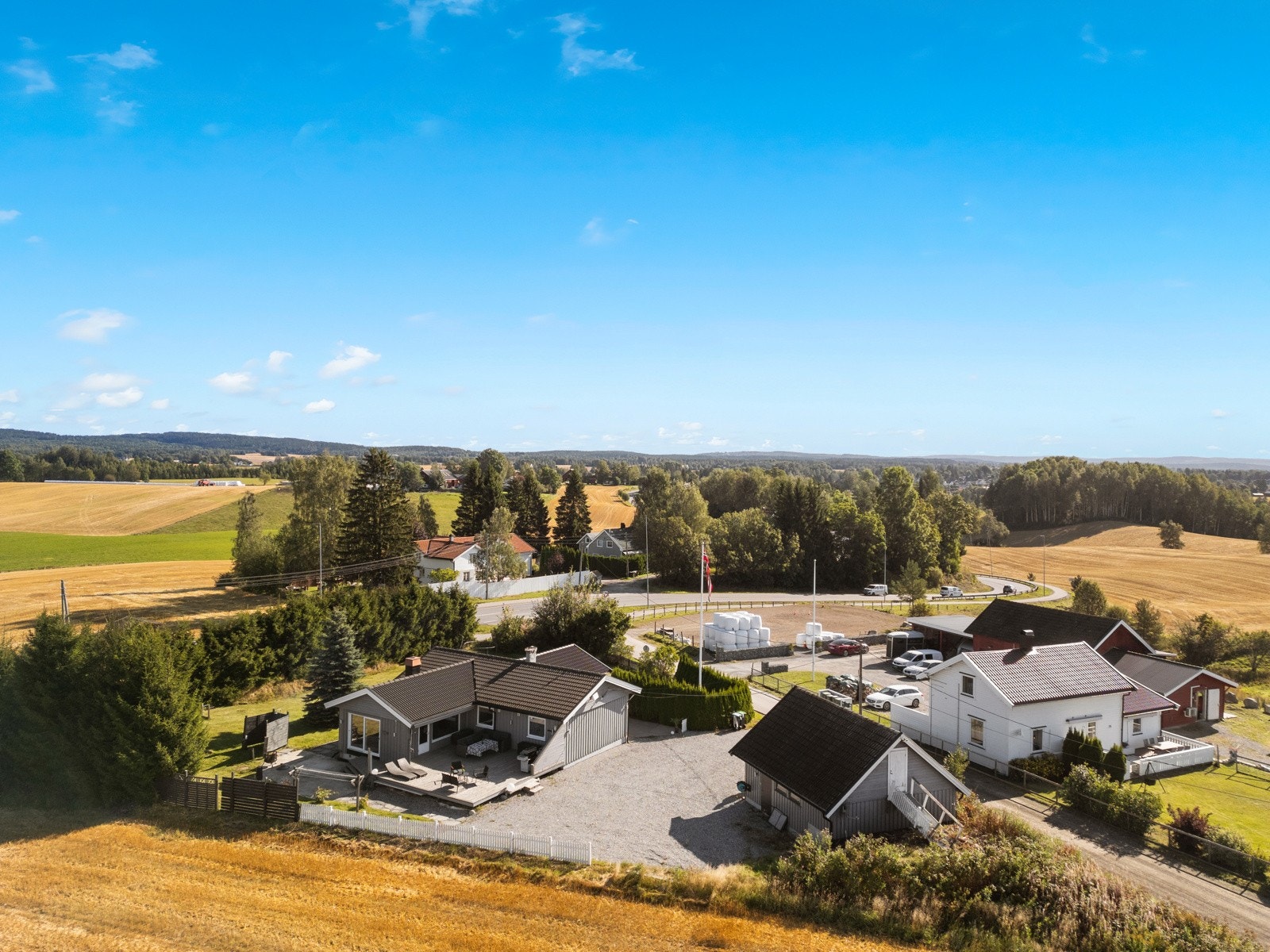 Dronebilde fra September 2025. Galleribilde