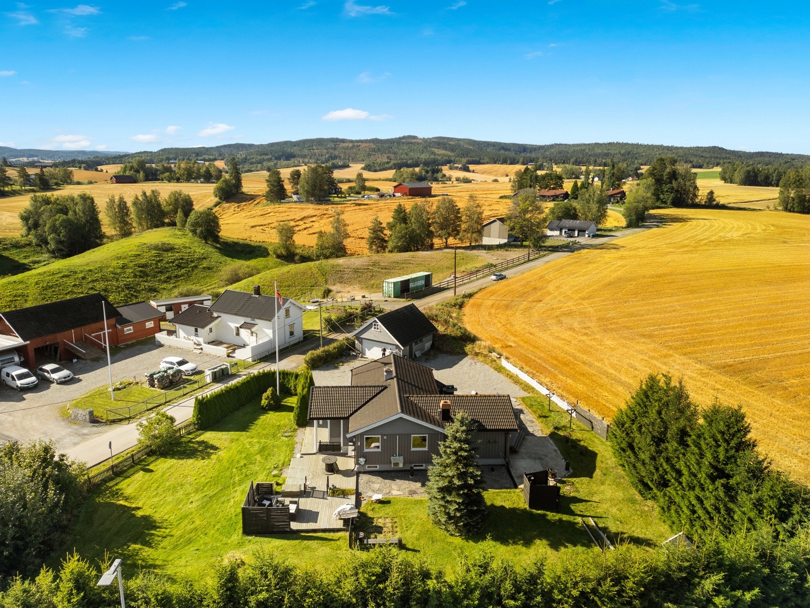 Dronebilde fra September 2025. Galleribilde