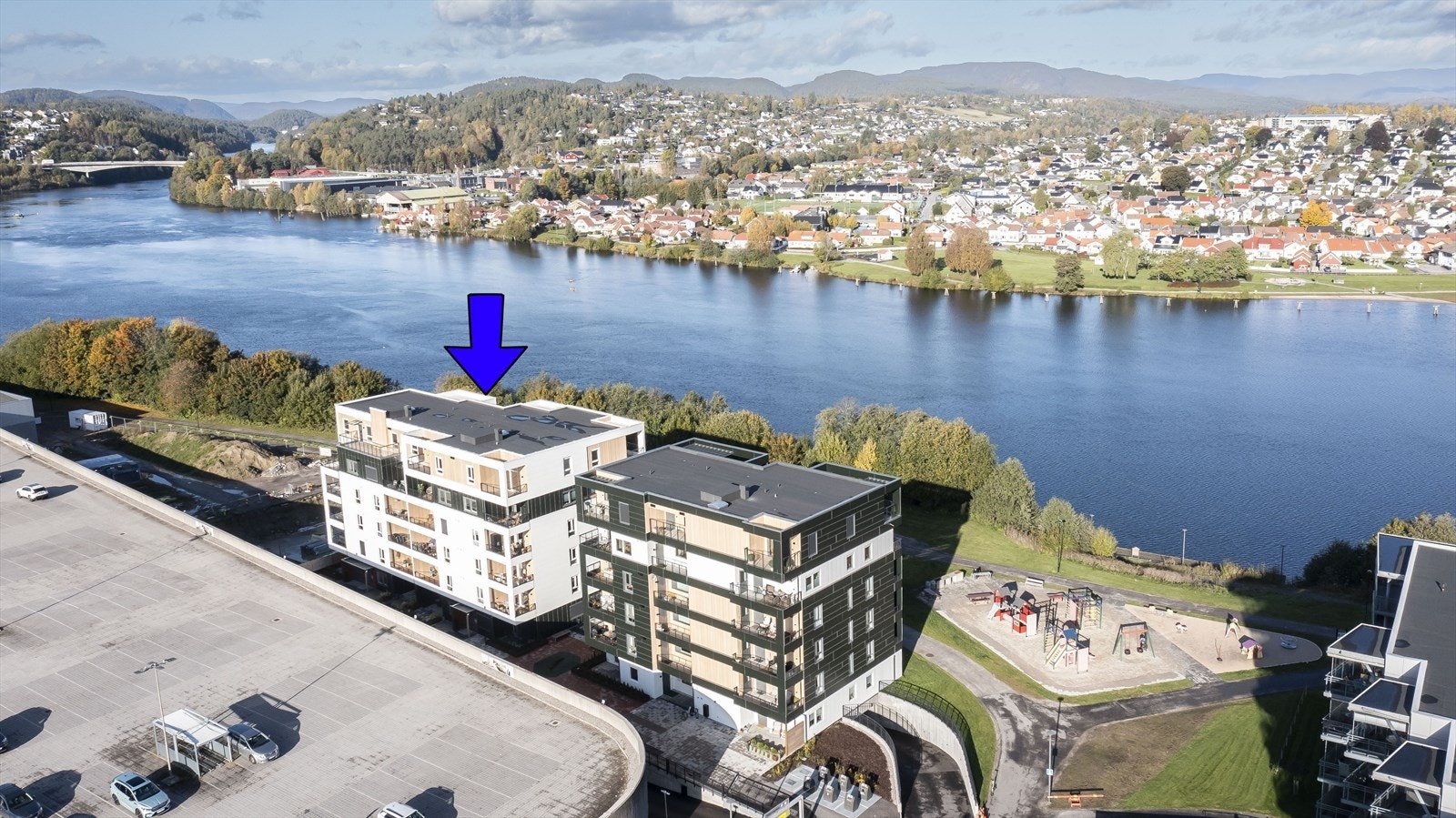 Herkules Park er et nytt moderne leilighetsbygg helt uten gjennomgangstrafikk Galleribilde