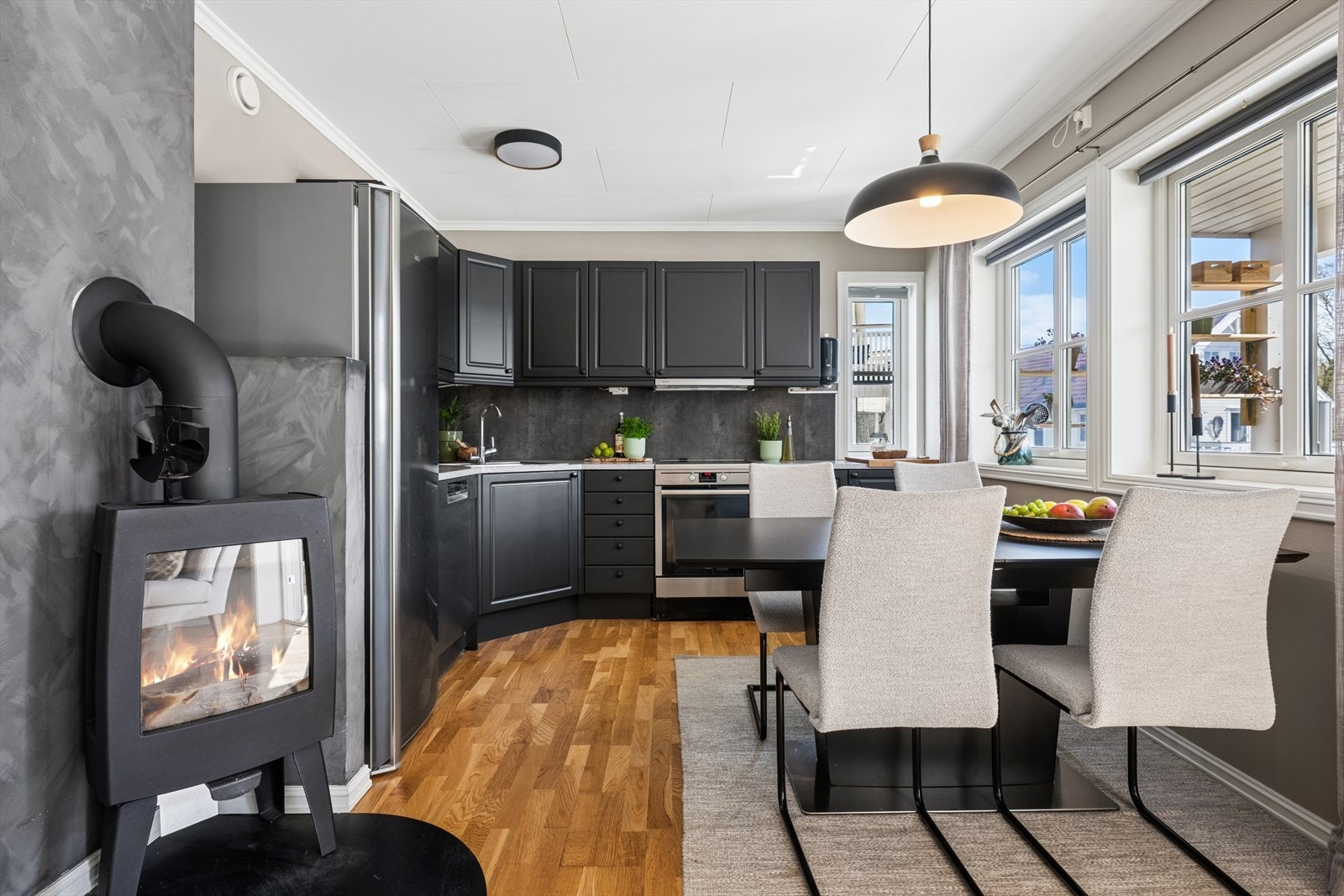 Boligen har vedfyring Galleribilde