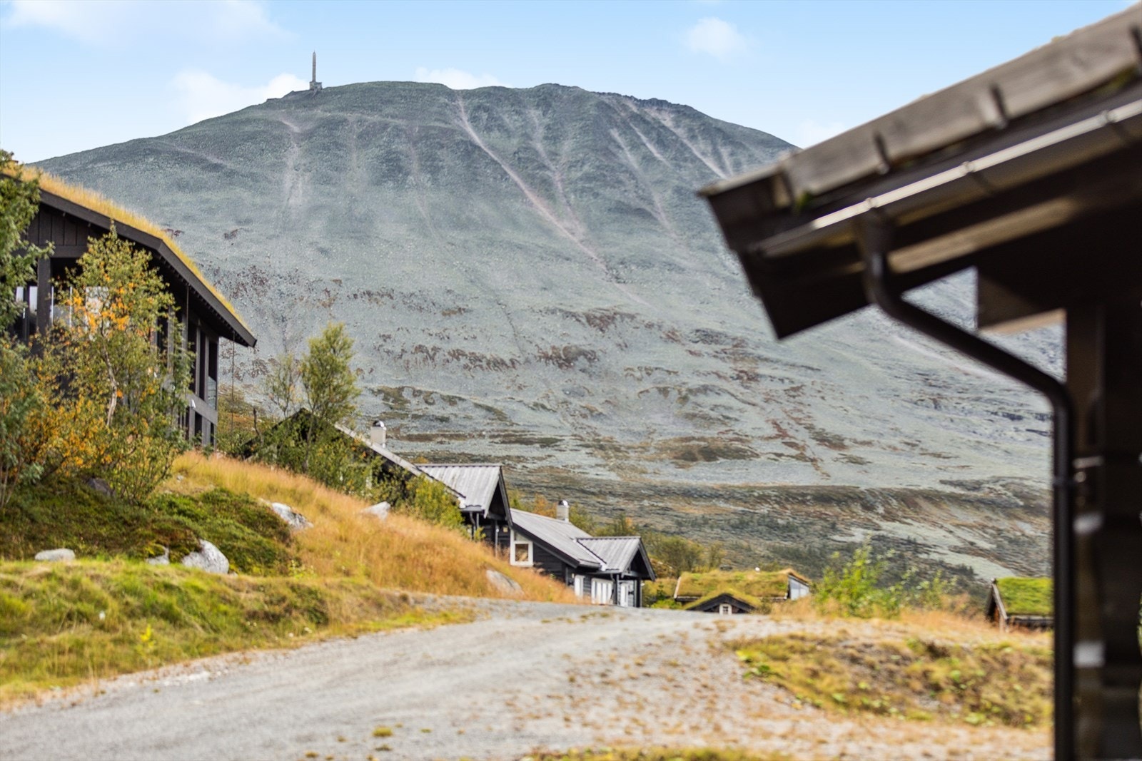 Fra hytta har du en utsikt som tar pusten fra deg - Gaustatoppen ruver majestetisk i horisonten, og på klare dager ser du milevis utover Hardangervidda. Galleribilde
