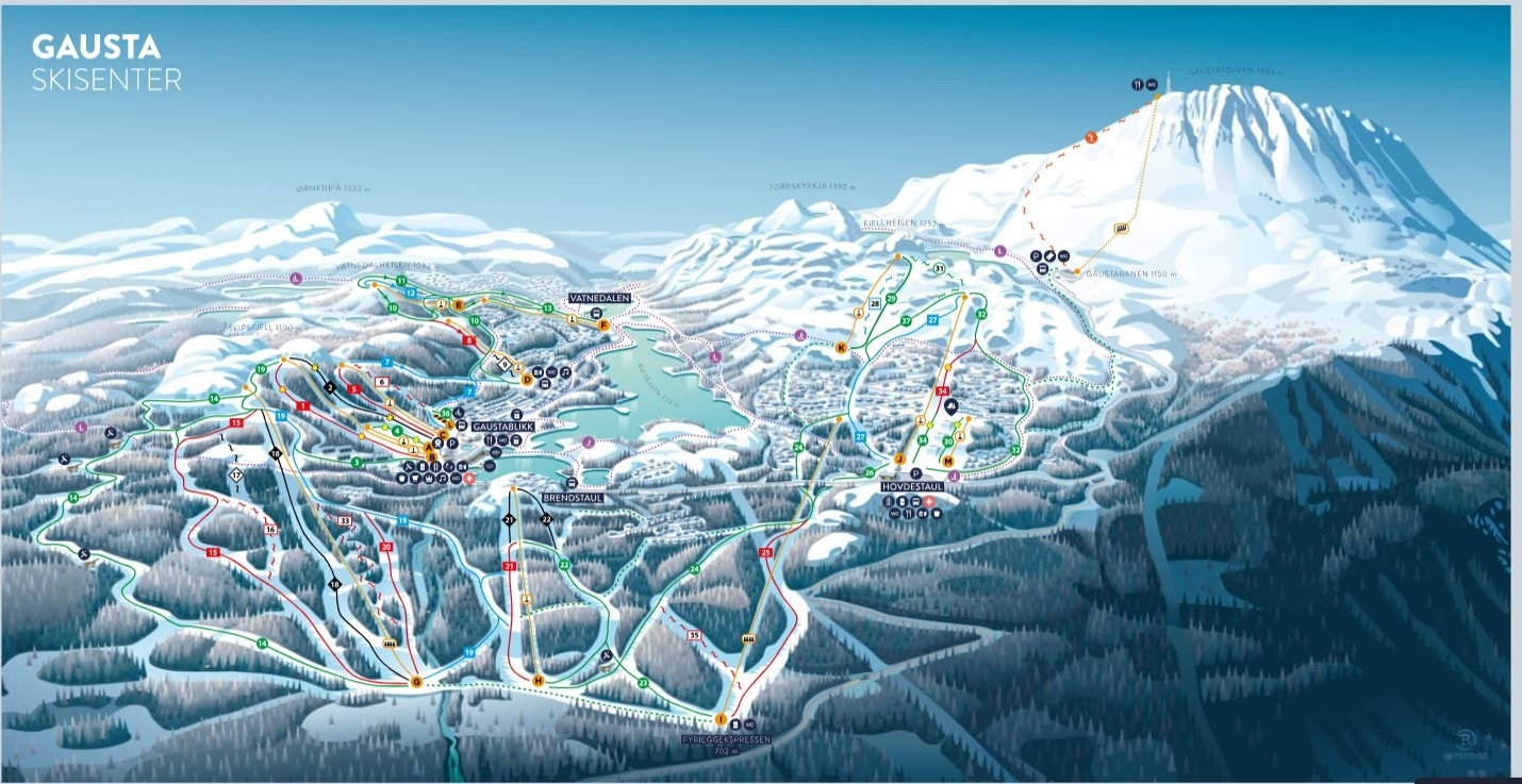 Løypekart Galleribilde