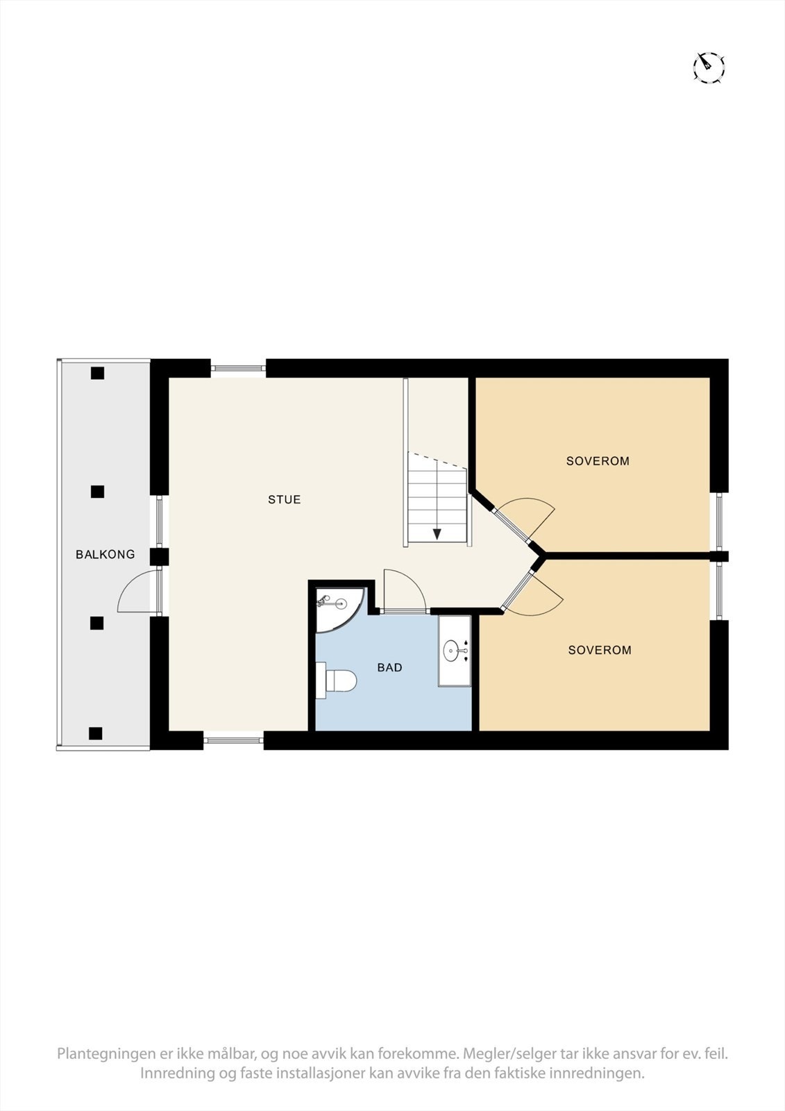 Plantegning 2. etg Galleribilde