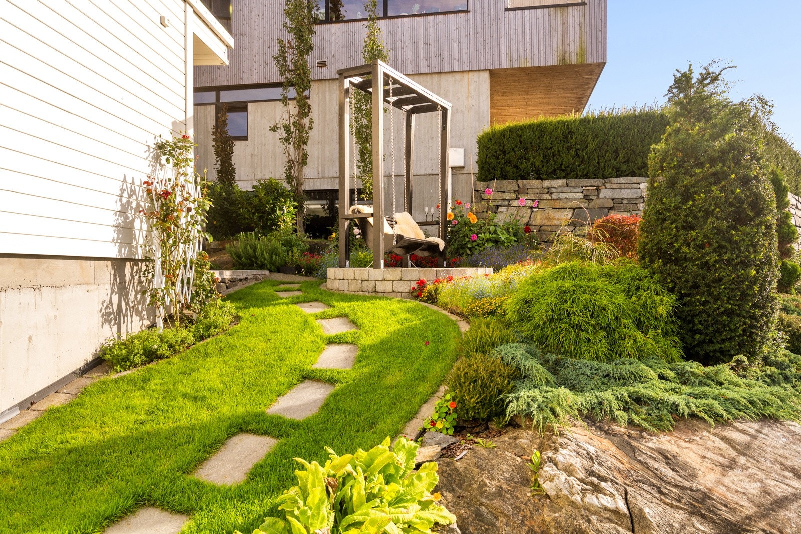 Uteområde. Galleribilde