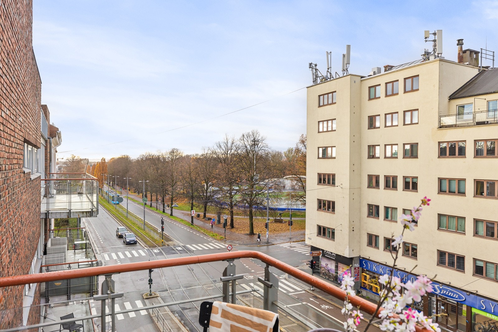 Utsikt mot Frognerparken. Galleribilde