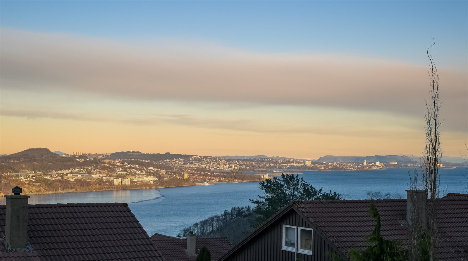 Flott utskikt fra balkong Galleribilde