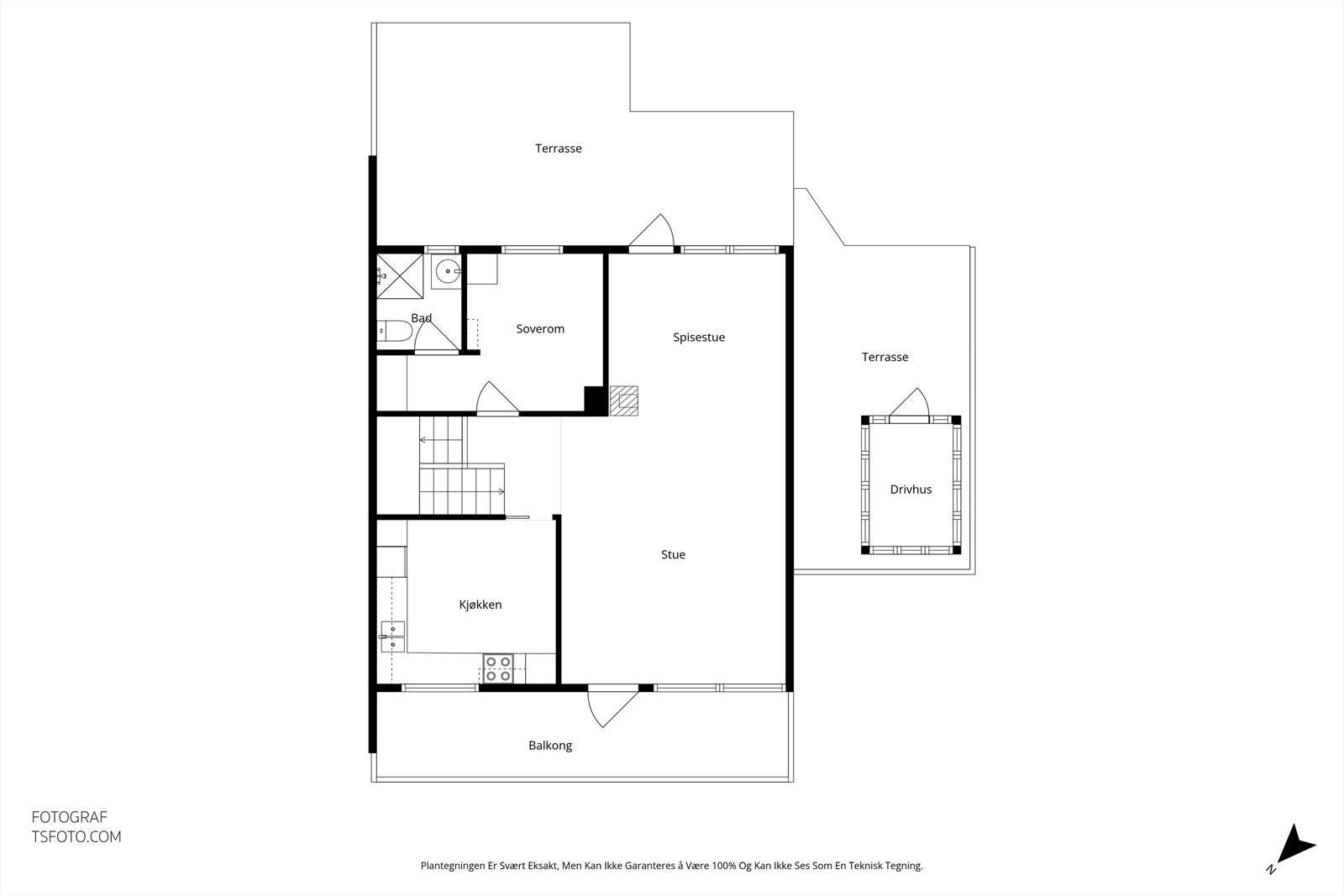 Plantegning - 2 etasje Galleribilde