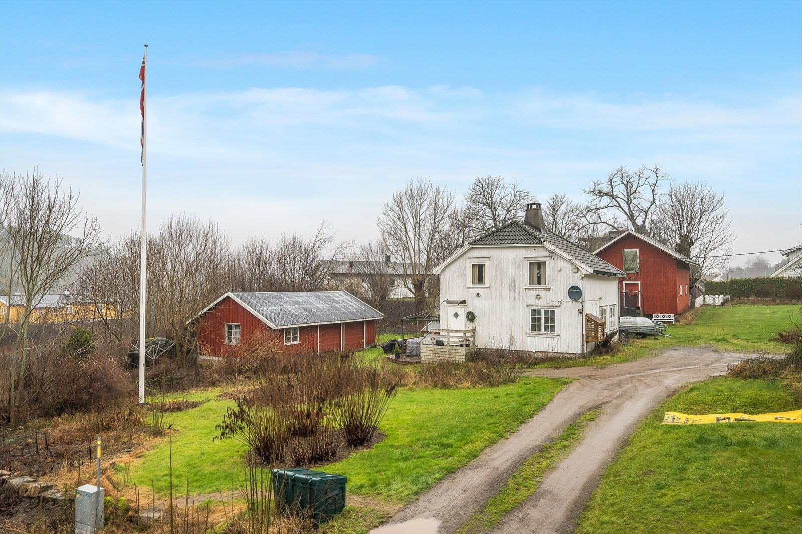 Frittstående enebolig i dag utleid. Galleribilde