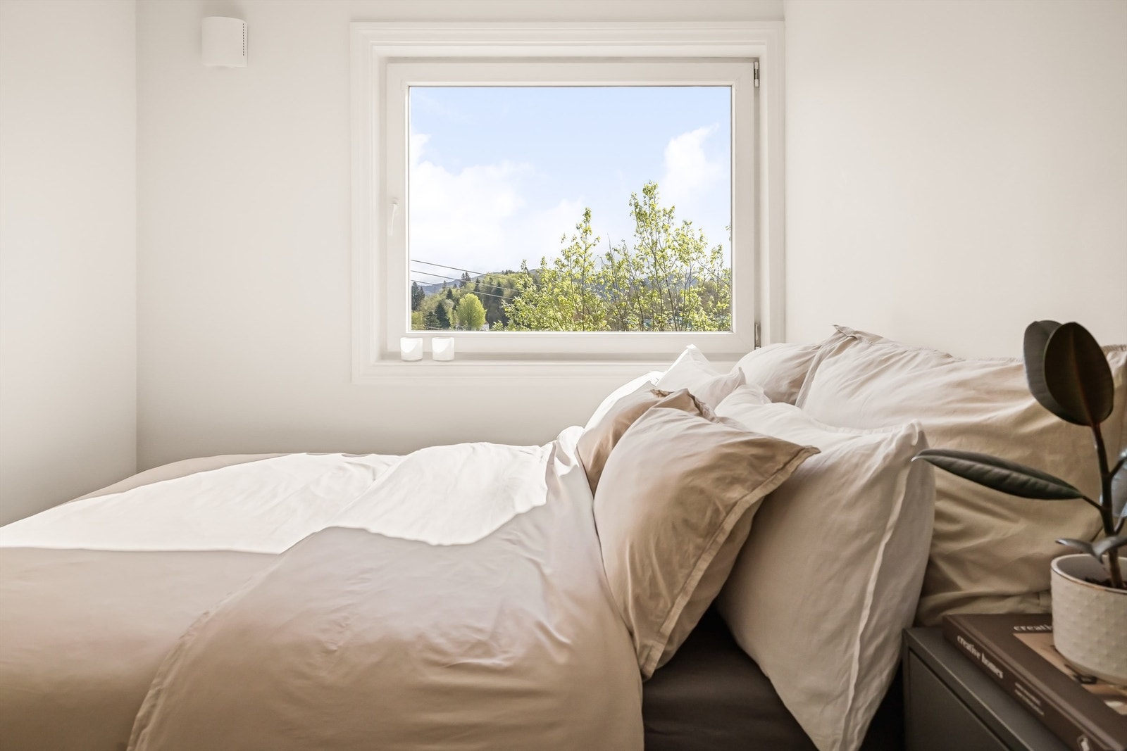 Fin utsikt også fra soverommet Galleribilde