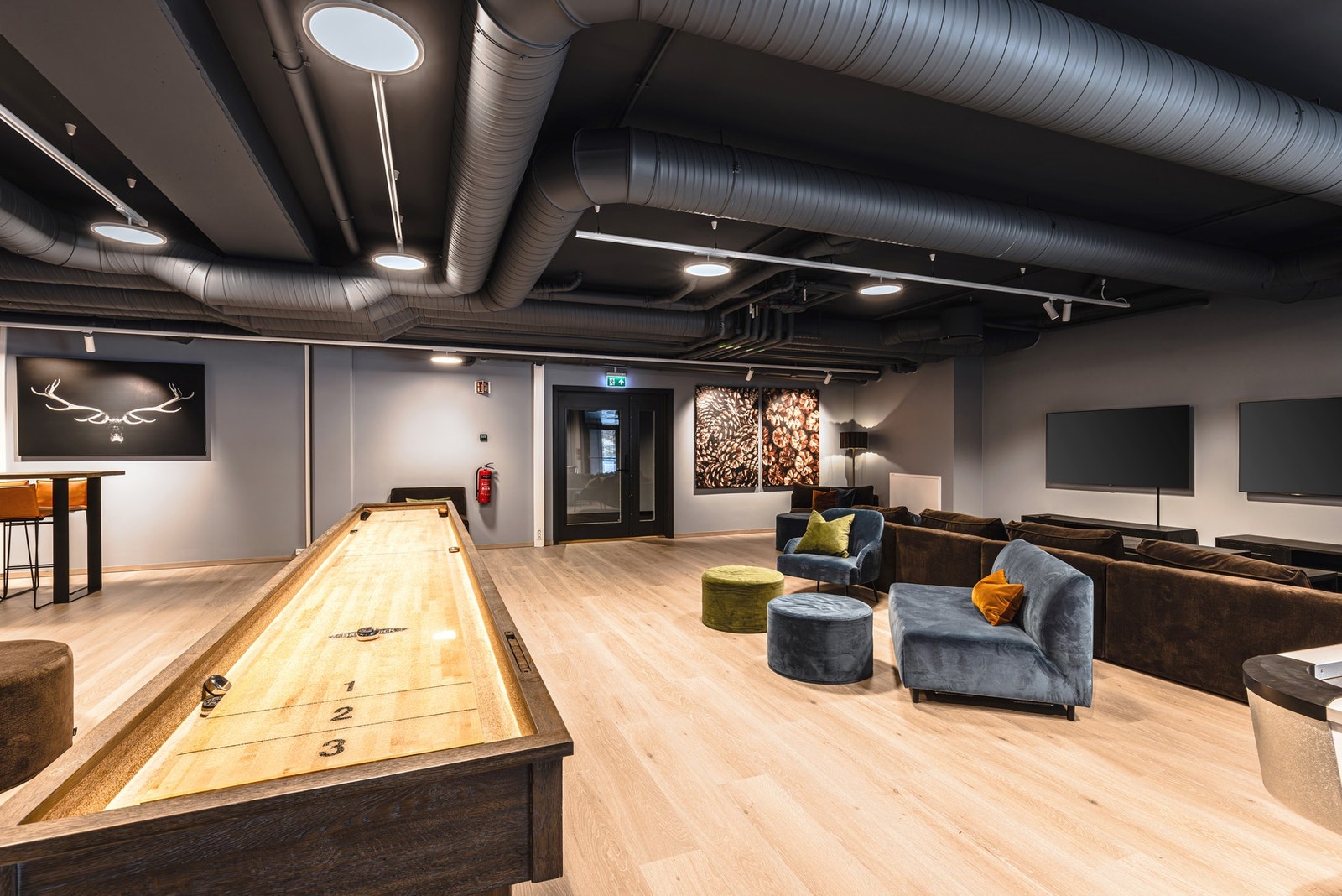 Fjellandsbyen har flotte fellesarealer tilrettelagt for store og små. Galleribilde