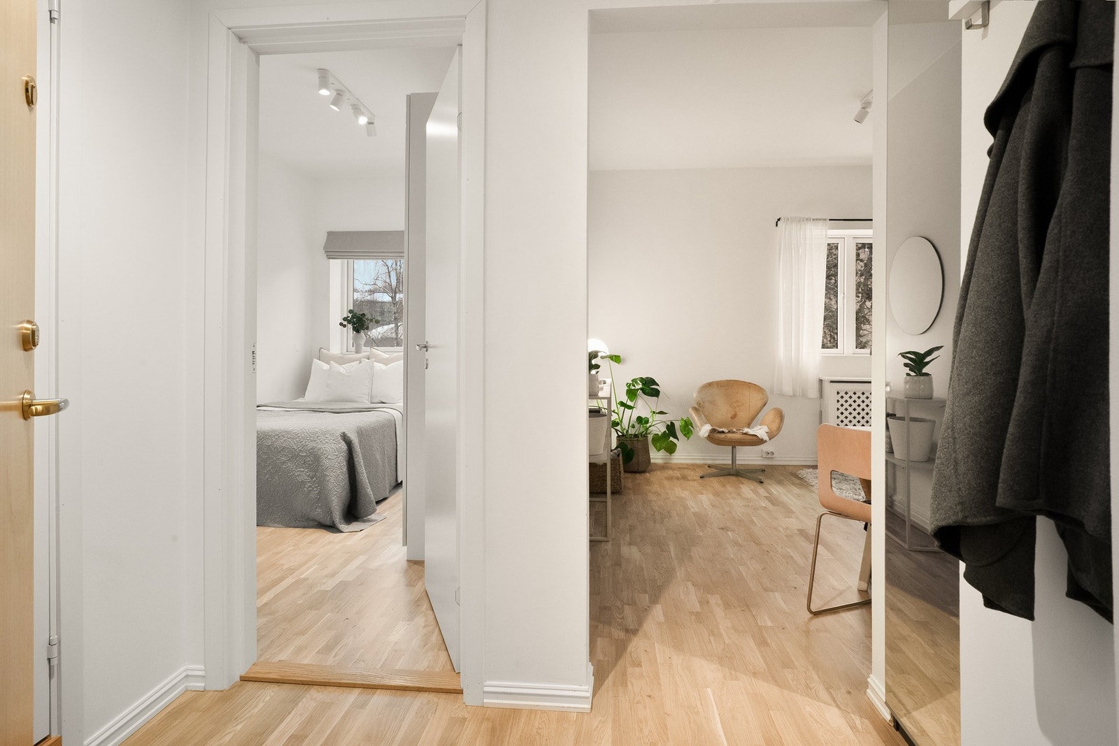 I tredje etasje ligger denne lekre 2-roms leiligheten med en gjennomtenkt og funksjonell planløsning. Galleribilde