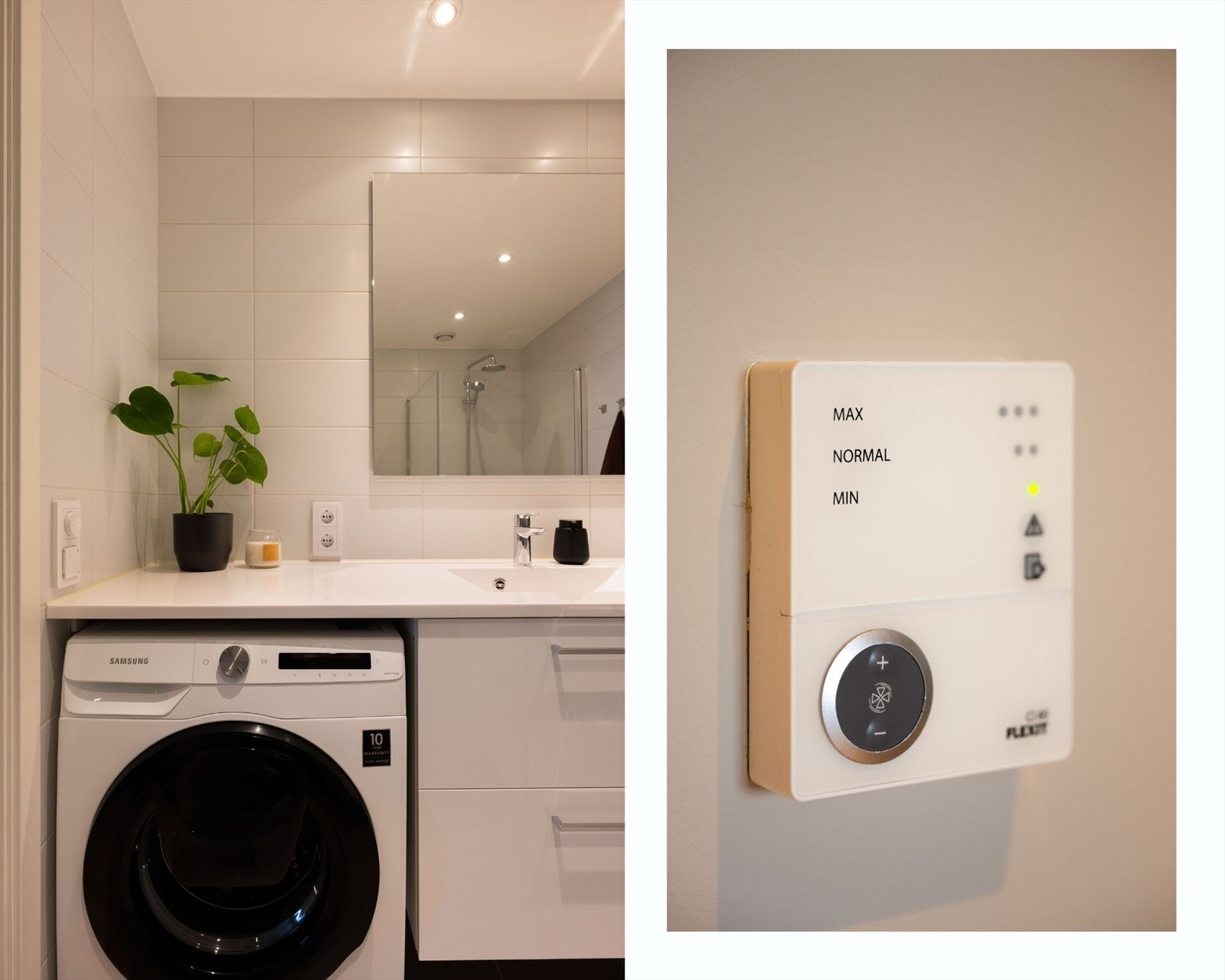 Oppvarming via vannbåren gulvvarme i alle rom unntatt bod. Galleribilde