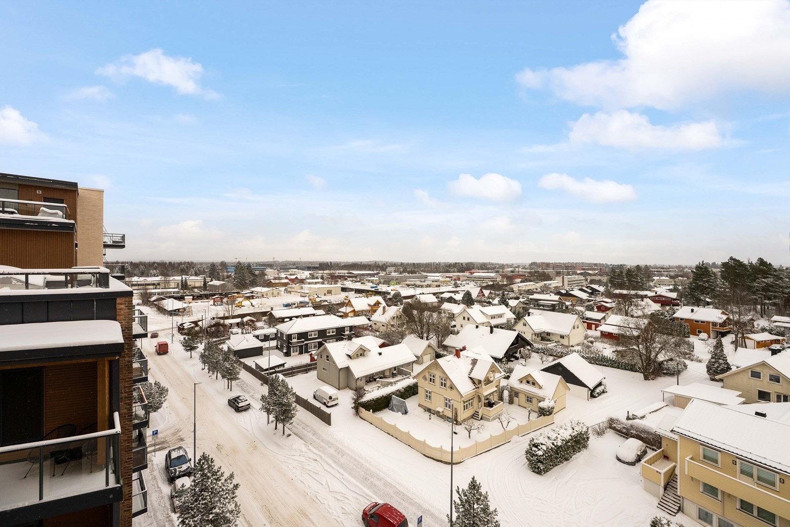 Utsyn fra balkongen. Galleribilde