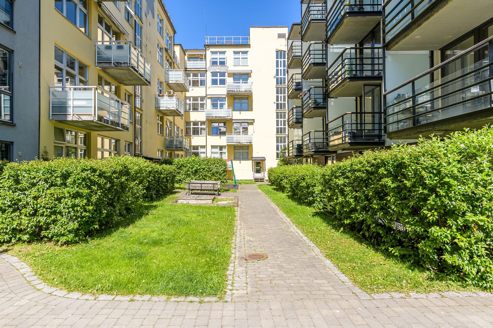 Hyggelig nabolag Galleribilde